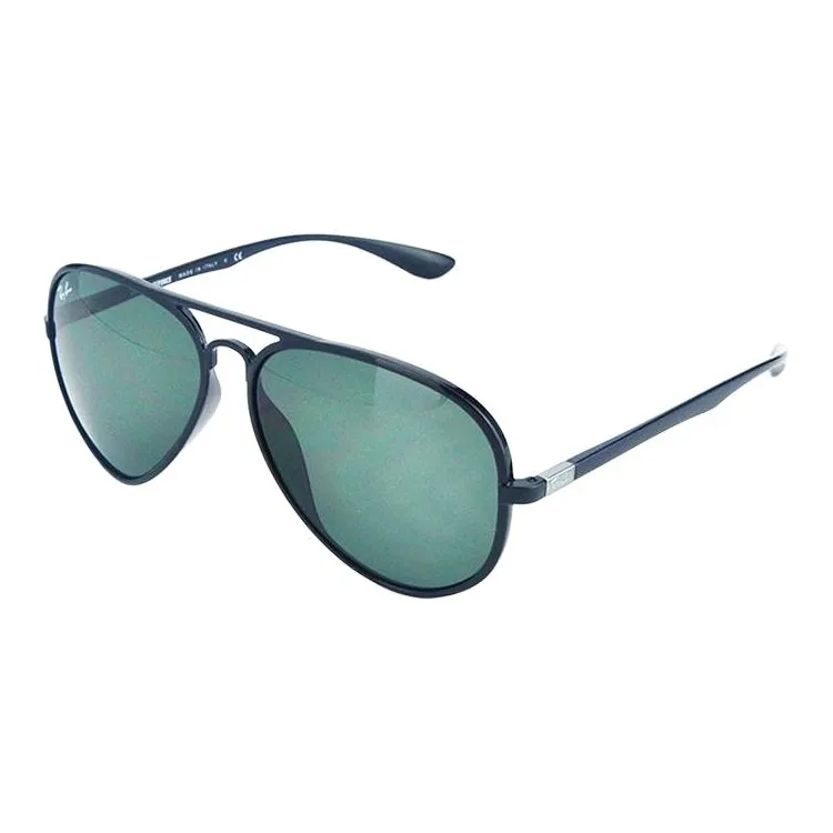 RayBan Plate Frame Aviator Sunglasses Unisex Black-0