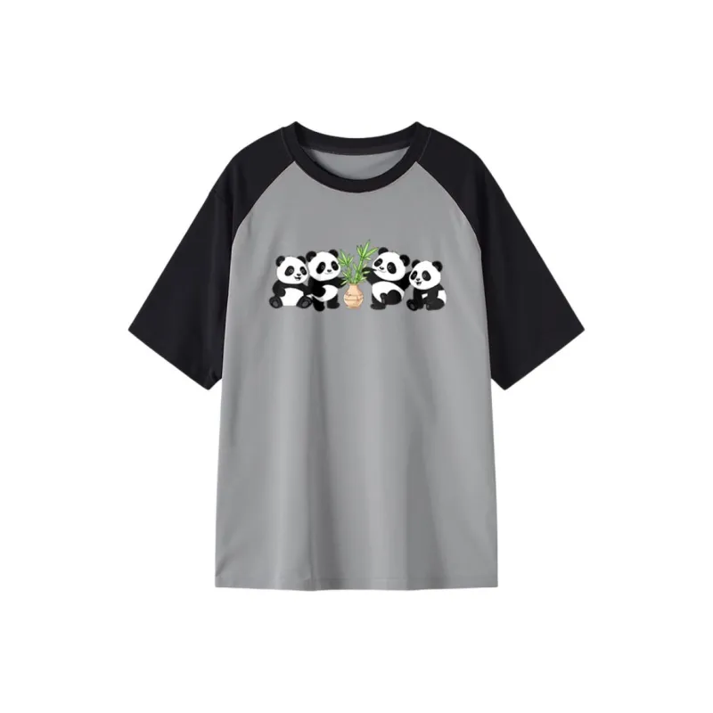 FAIRWHALE Drop Shoulder Sleeve T Shirt Women's-12