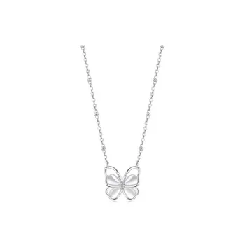 WINGSTOP Glass Cat Eye Jade Necklaces Women's