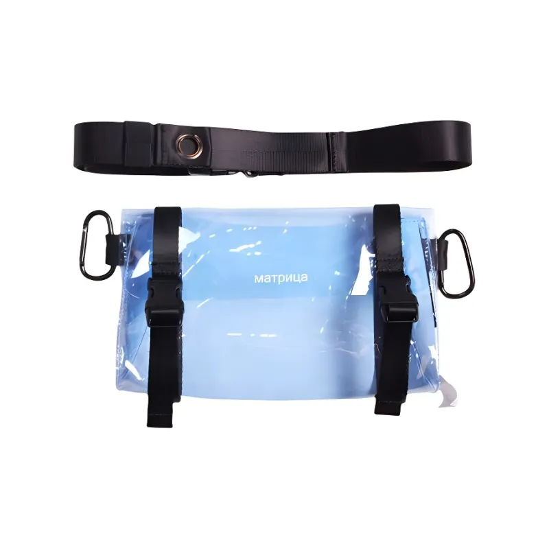 ORIGINAL X YOUTH PVC Water Dumpling Bag, Crossbody Bag Unisex Sky Blue-0