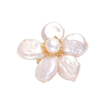 Andaozi Pearl Brooches Women's
