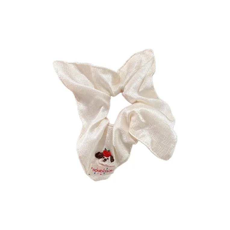 Water Jade Fabric Hair Tie Women's-7