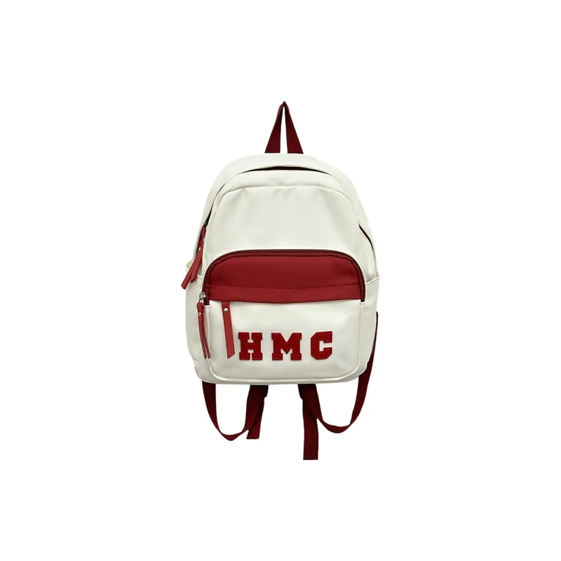 DCLOUD Nylon Backpack Unisex Black/Red-3