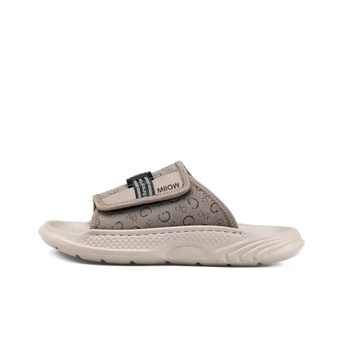 MIIOW Stitching Slip Resistant Abrasion Resistant Slide Slippers Men's