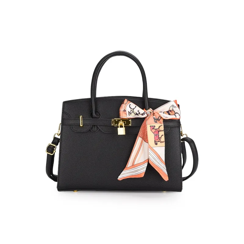 Yalu PU One Shoulder Handbag Women's White/Gray/Black/Khaki/Brown-5