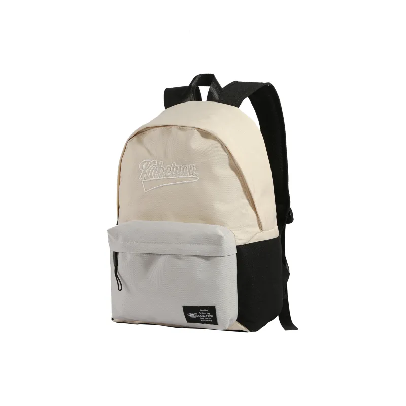 SURELAPTOP Nylon Backpack Unisex Red Blue/Black/Apricot-8