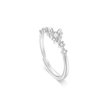 Lao Feng Xiang S925 Silver Rings Unisex
