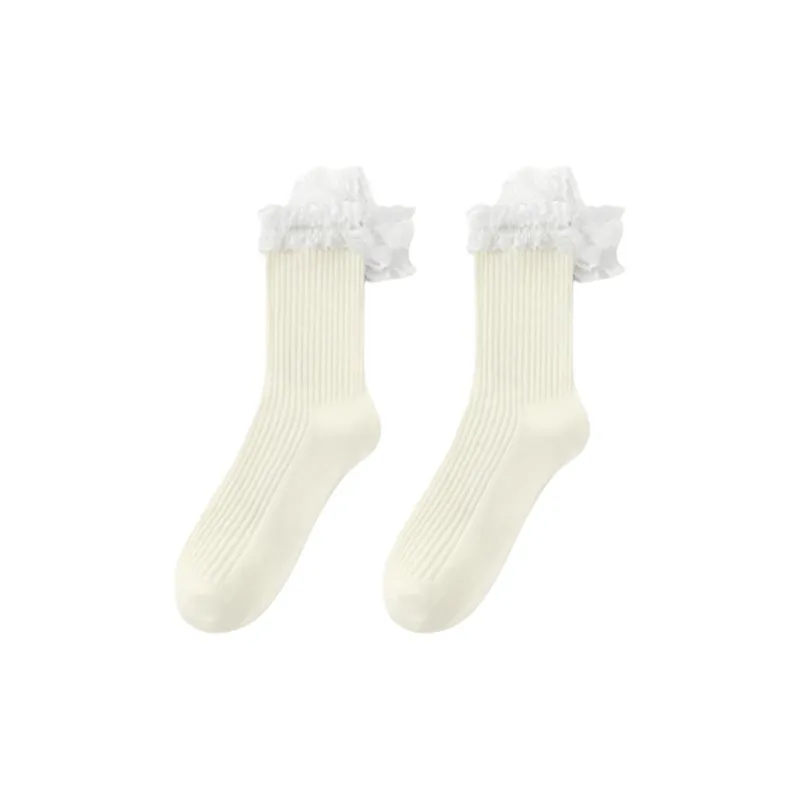 Gentle Welcome Mid Calf Socks Women's Combo Set-7