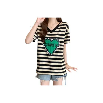 HTHK Drop Shoulder Sleeve T Shirt Women's