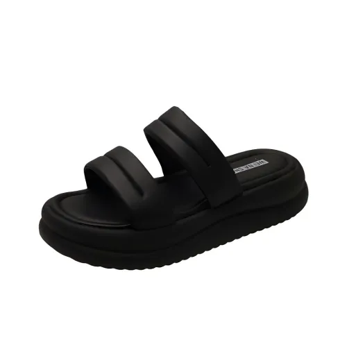 LXVB Rubber Sole Slip Resistant Slide Slippers Women's