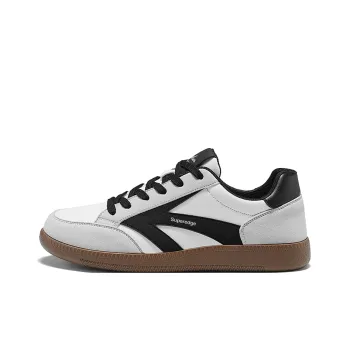 SUPEREDGE Breathable Lightweight Rebound Low Top Casual Shoes Men's Black White