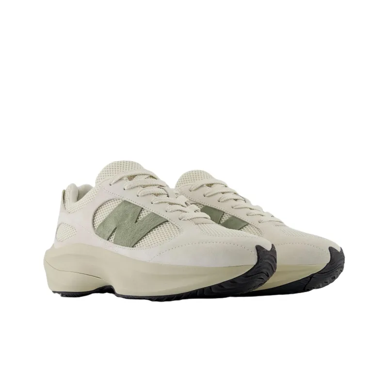 New Balance Wrpd Runner Anti Slip Wear Resistant Low Top Casual Running Shoes Unisex White Green-2