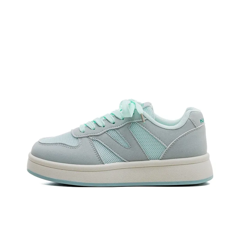 HUANQIU Slip Resistant Cushioning And Breathable Low Top Skateboard Shoes Women's Aqua-0