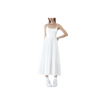 FOREVER 21 Slip Dresses Women's White