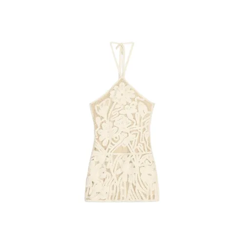 ZARA Slip Dresses Women's Sandy Umber