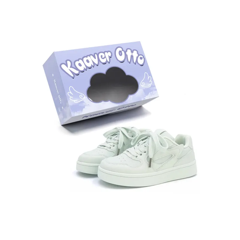 KAAVER OTTO Cushioning Abrasion Resistant Lightweight Low Top Skateboard Shoes Women's-0