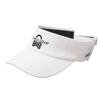 MARK & LONA Rhinestone, Polyester Sun Protection Hats Unisex White
