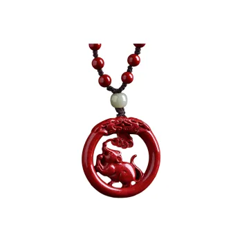 The Thousand Seals Family Cinnabar Necklaces Unisex