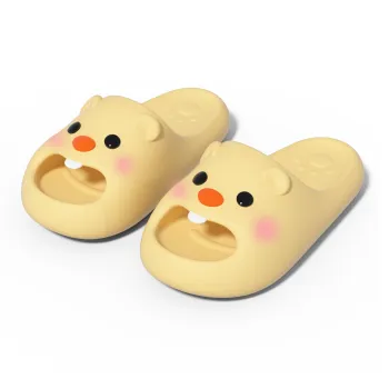 SHIGUDE Home Slippers Women's, Yellow