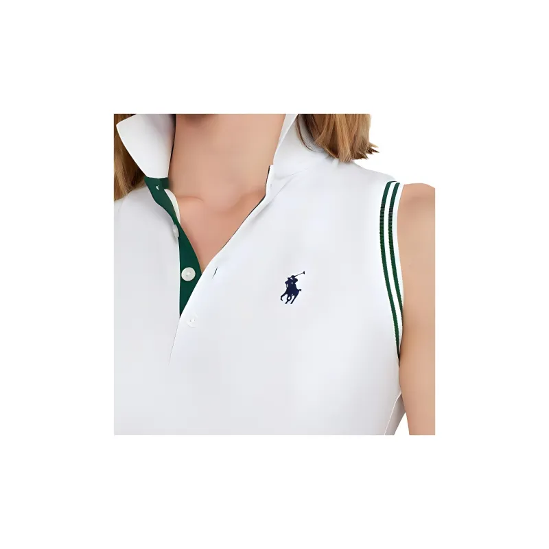 Polo Ralph Lauren SS22 Polo Shirt Women's White-4