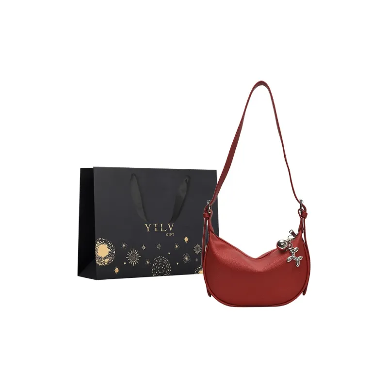 Yi Brigade PU Crossbody Bag, Shoulder Bag Regular Women's Black/White/Yellow/Red-12