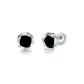 Stud Earrings-Elegance Silver 1 Pair