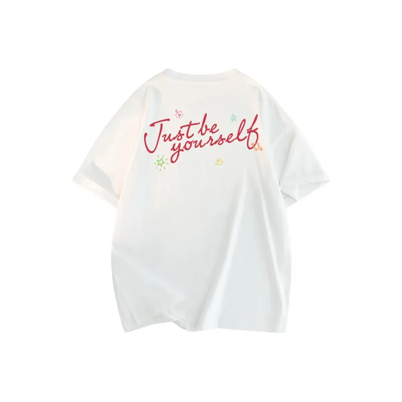 MONTVOO Drop Shoulder Sleeve T Shirt Unisex-0