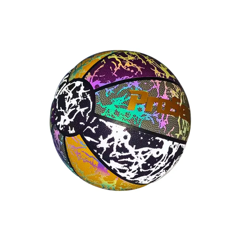 ProSelect PU Basketball Multicolor Size 5/7 Training Reflective Unisex-4