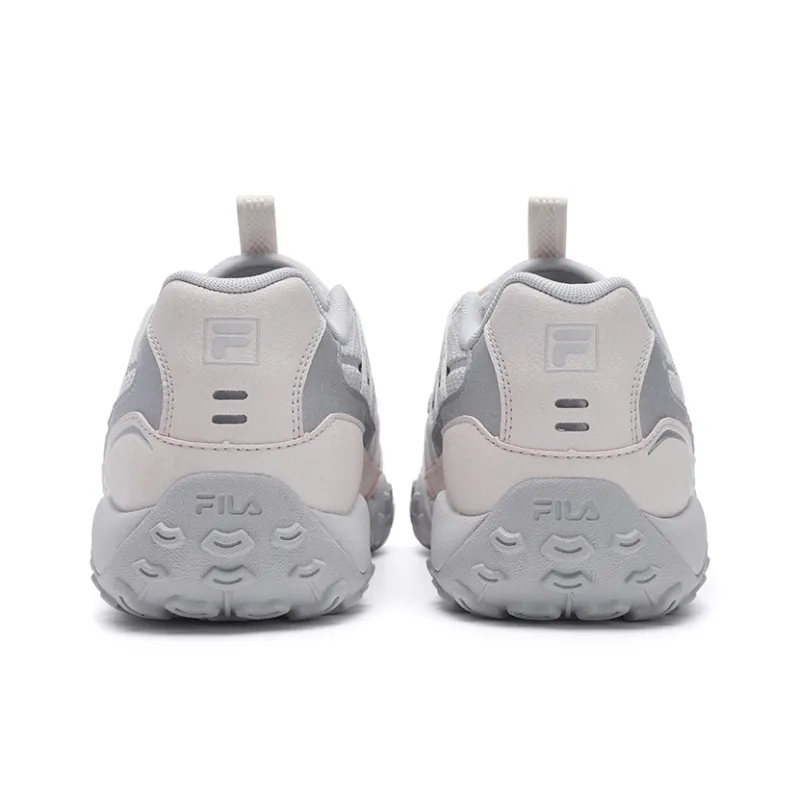 FILA ECHAPPE Breathable Low Top Running Shoes Women's Gray Pink-3