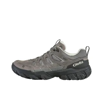 Oboz Slip Resistant Waterproof Low Top Hiking Shoes Women's Hazy Gray