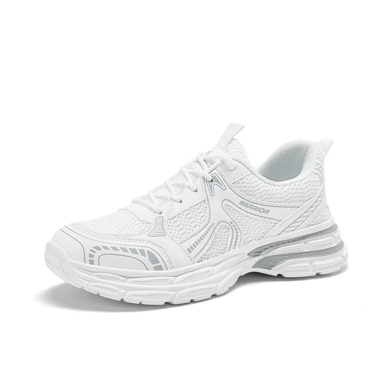 WARRIOR Chunky Sneakers Unisex Low Top Black-9