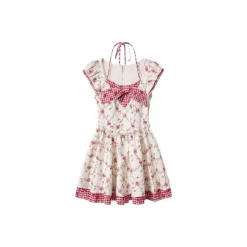 DOSOHEB Short Sleeved Dress Women's