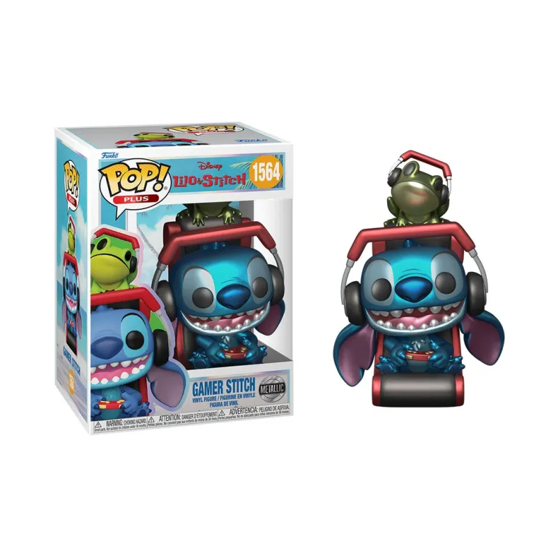 Funko Stitch Lilo & Stitch, Game Player Chibi Figures-2