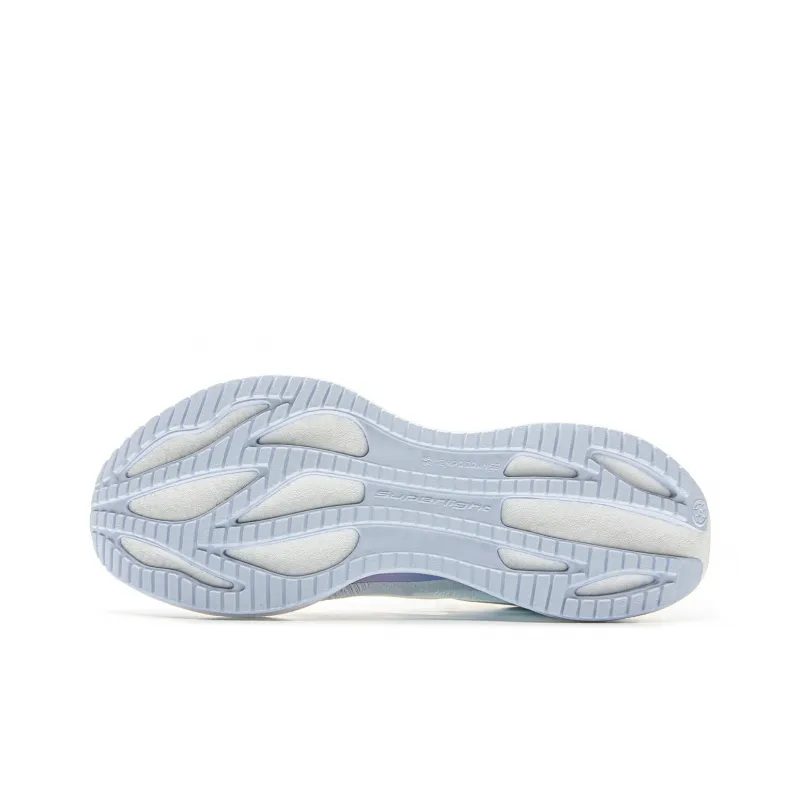 LiNing Super Light 22 Cushioning, Wear Resistant Low Top Physical Fitness Test & Exam Running Shoes Men's White Blue-6