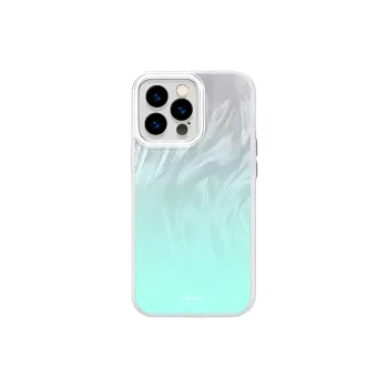 Sopi Acrylic Material Camlet Gradient Green Phone Cases Compatible With IPhone 16/15 Pro Max/Apple 13/14 Pro/Max