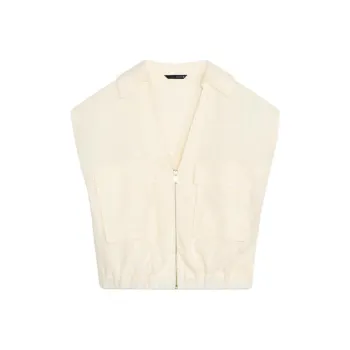 ZARA Vests Women's White