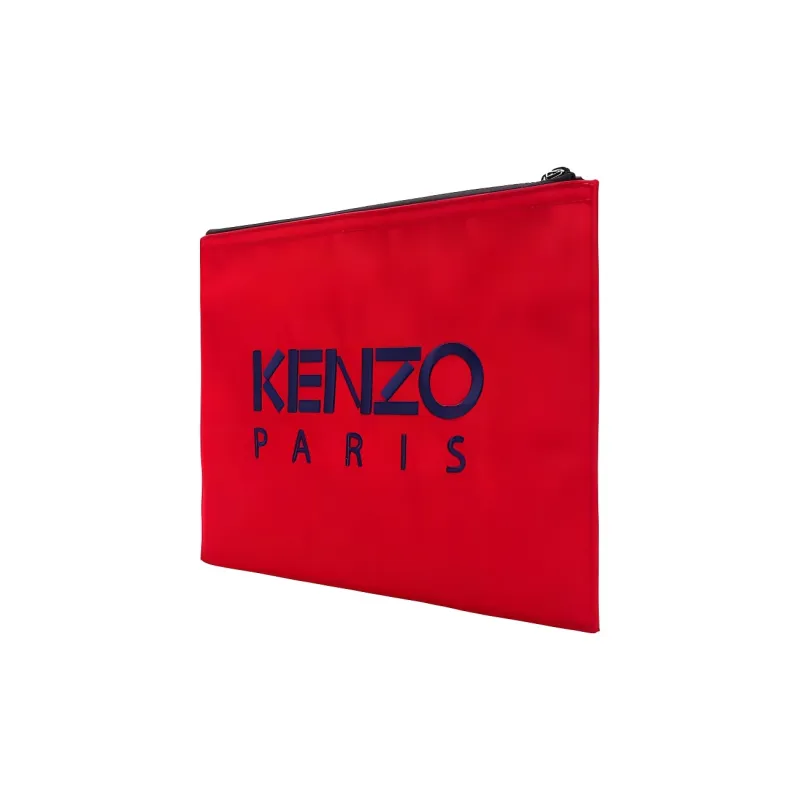 KENZO Polyester Nylon Clutch Women's Red-1