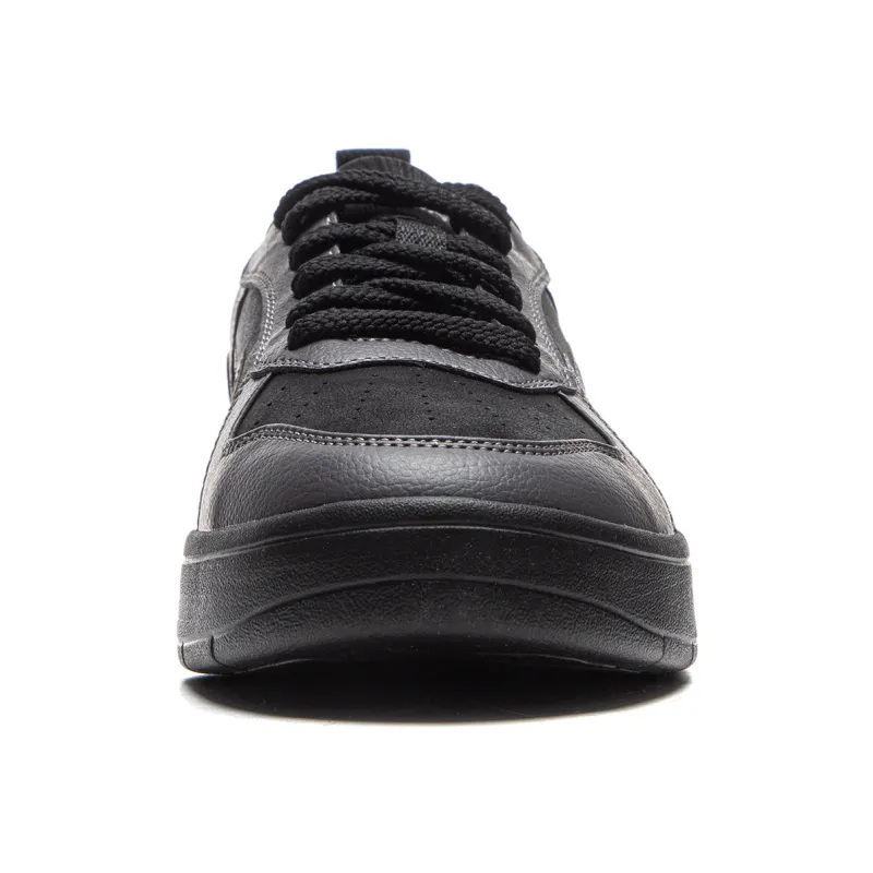 LiNing Spike Years Anti Slip Wear Resistant Low Top Skateboard Shoes Men's Black Gray-4