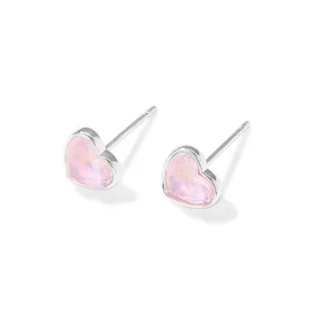 DODOGOGO Alloy S925 Sterling Silver Stud Earrings Women's