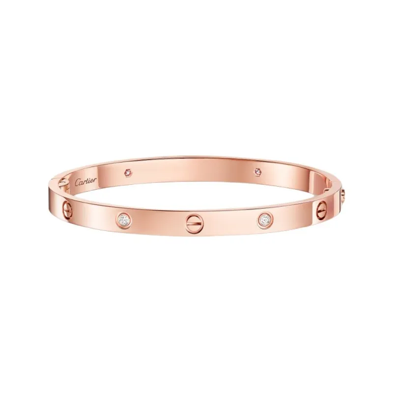 CARTIER 18K Rose Gold Bangles Women's Rose Gold-1