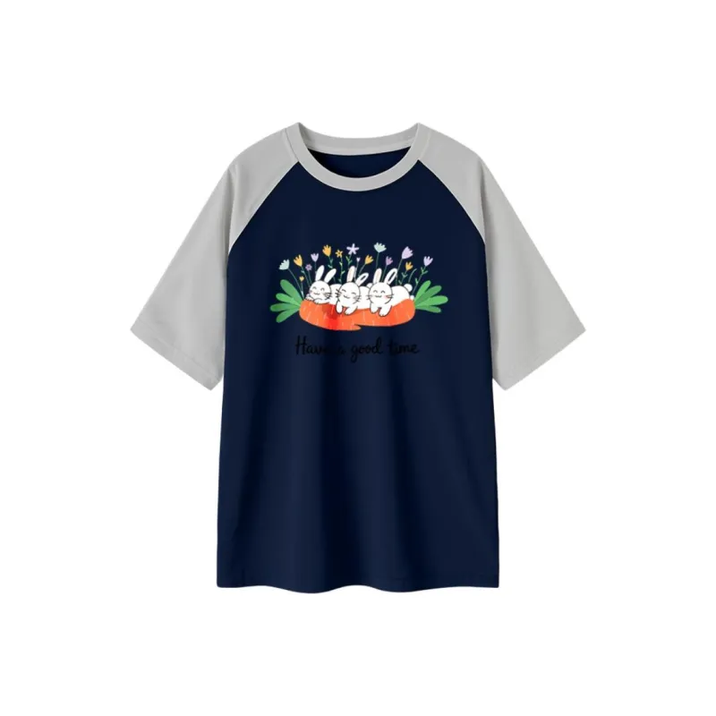FAIRWHALE Drop Shoulder Sleeve T Shirt Women's-8