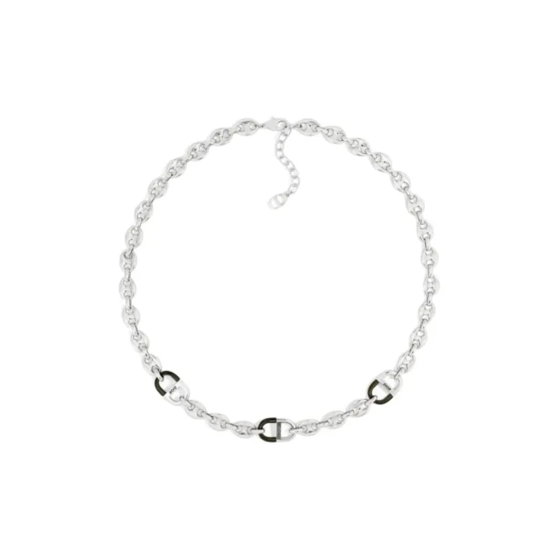 DIOR Brass Necklaces Unisex Silver-1