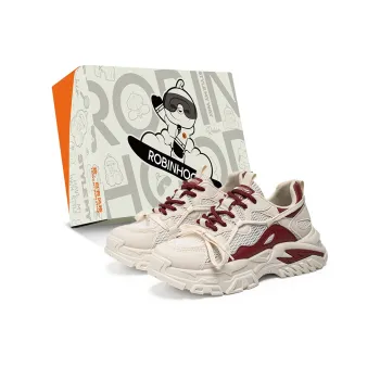 ROBINHOOD Cushioning, Slip Resistant, Abrasion Resistant, Coverage, Support Low Top Chunky Sneakers Men's