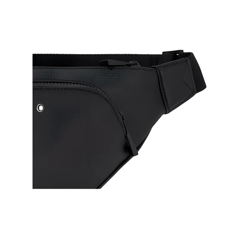 MONTBLANC Fashion 2.0 Series Leather Sling Bag Men's Black-4