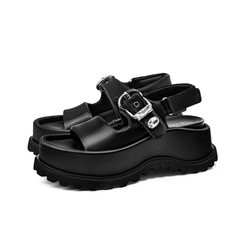 KMD Beach Sandals Women's Black-1