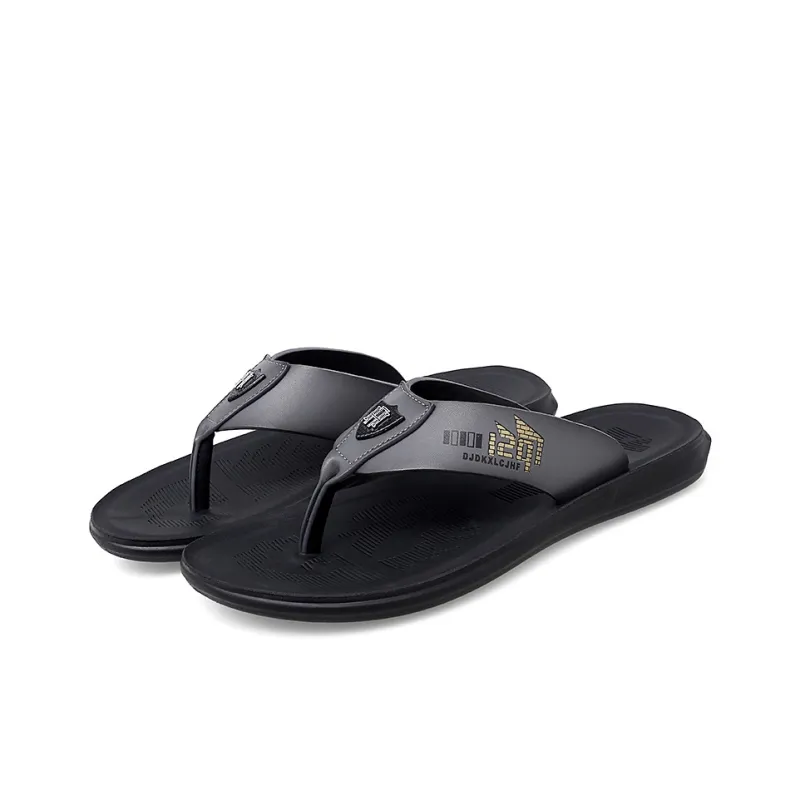 Eminu Rubber Sole Slip Resistant Flip Flops Men's-6