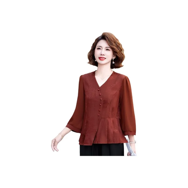 PIERRE CARDIN Chiffon Shirt Women's-7