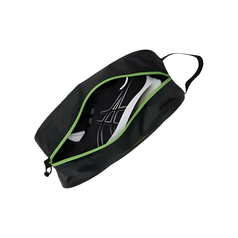 Asics Polyester Handbag Medium Size Unisex Green-2