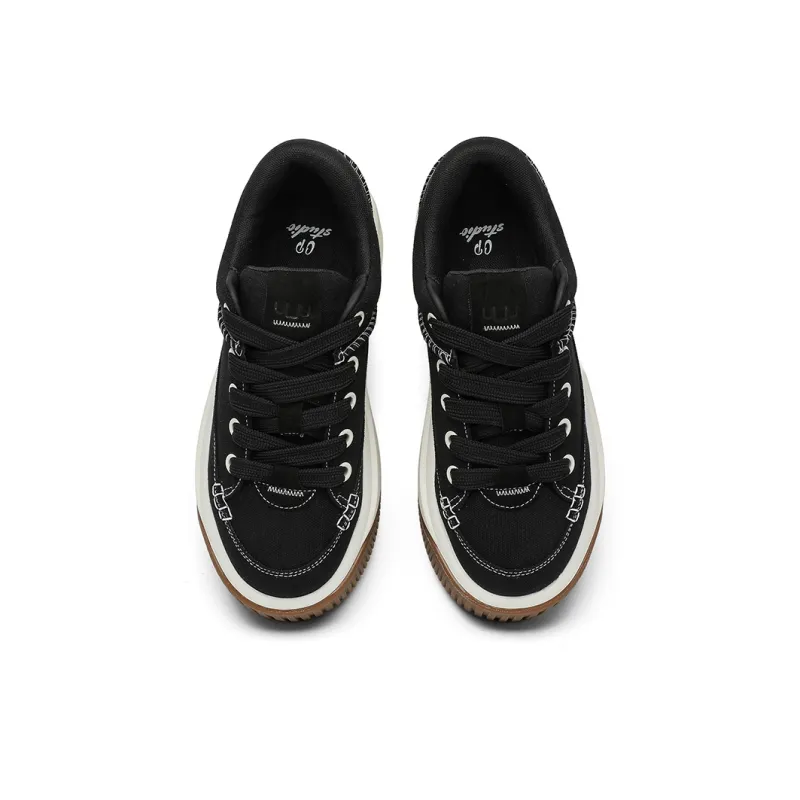 Ignition Slip Resistant, Abrasion Resistant, And Balanced Low Top Skateboard Shoes Unisex-9