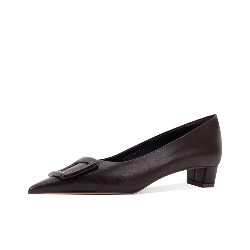 Shesrim Chunky Heel High Heels Women's-2